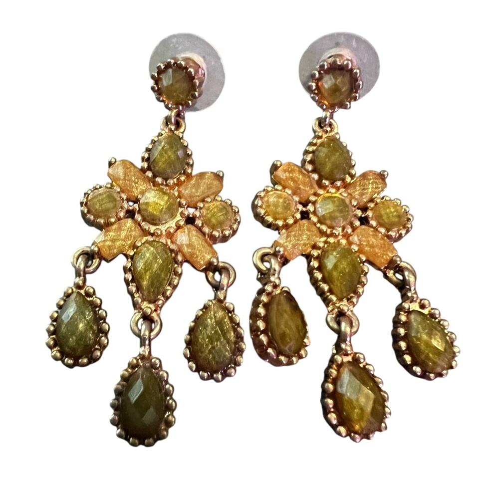 Chandelier Flower Dangle Earrings